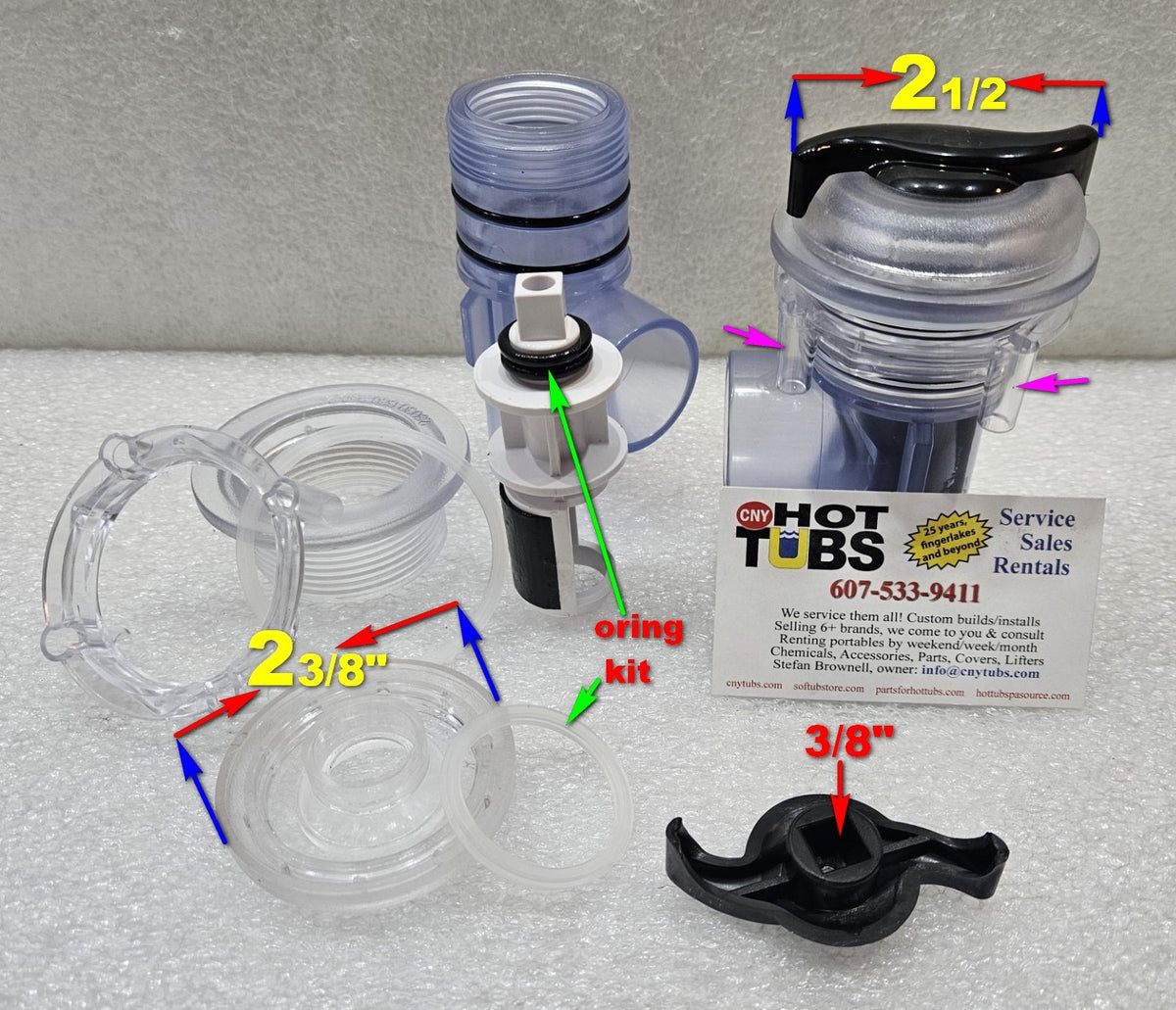 CMP ProSeal Glow on/off valve 1 inch – Hot Tub Spa Source