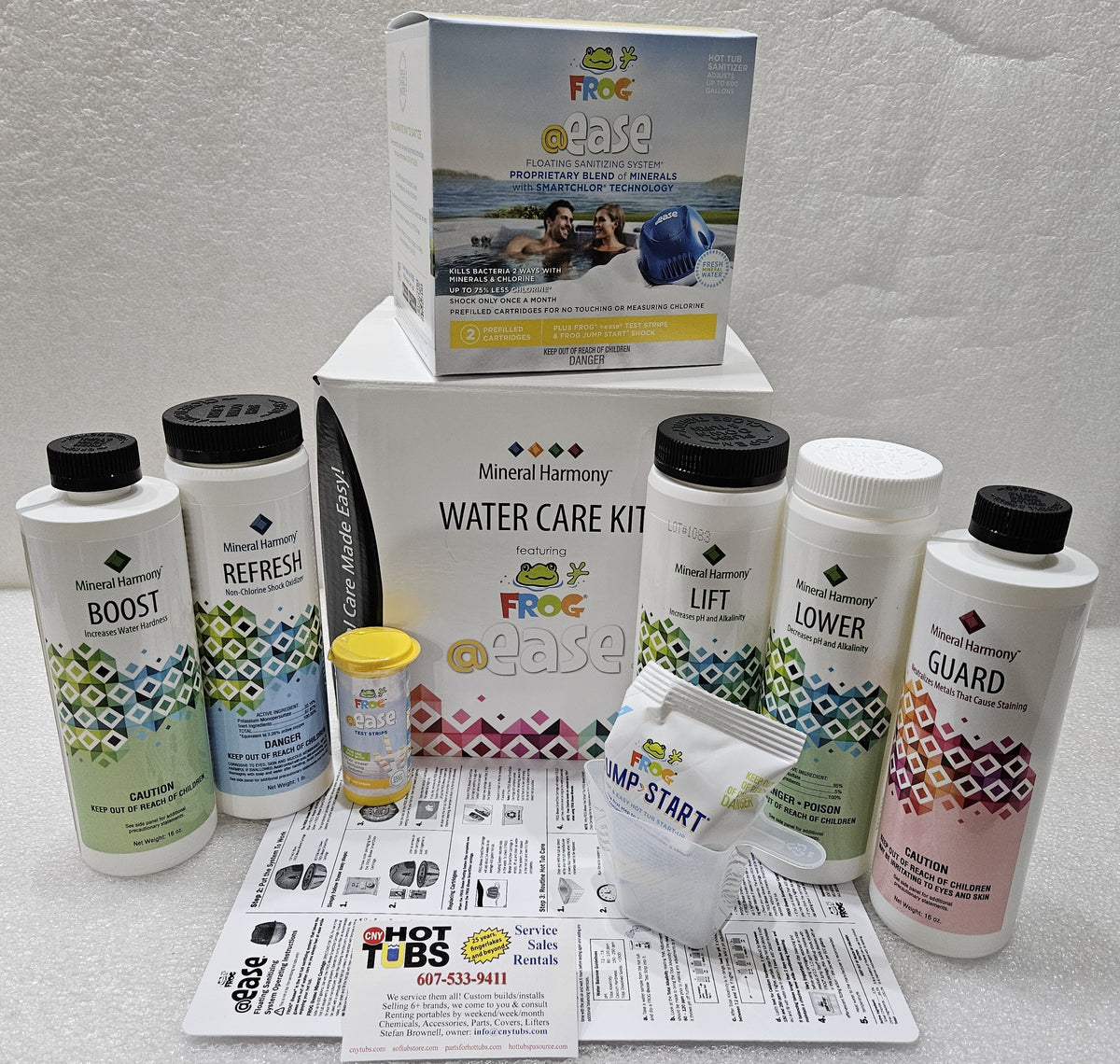 Mineral Harmony STARTER KIT with FROG EASE Hot Tub Spa Source