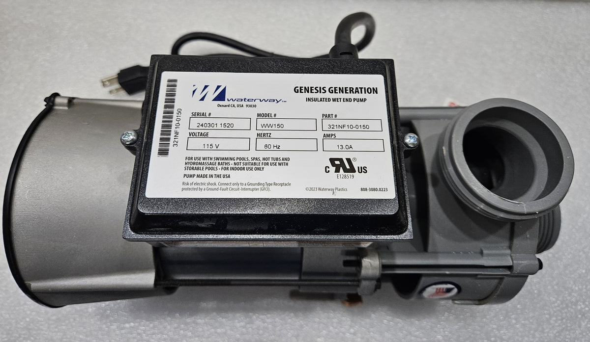 Waterway Genesis Bath pump 1 HP 115V Hot Tub Spa Source