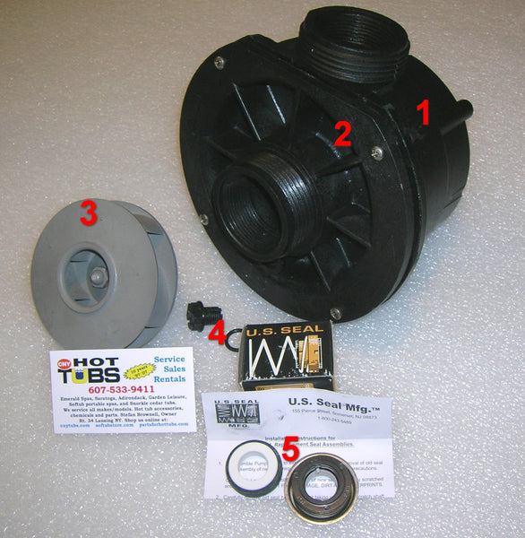 Main Seal for Waterway Center Discharge Spa Pump (#5)