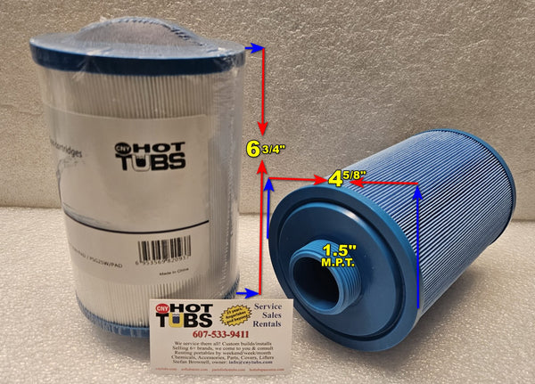 Saratoga Spas Filter Part #121111