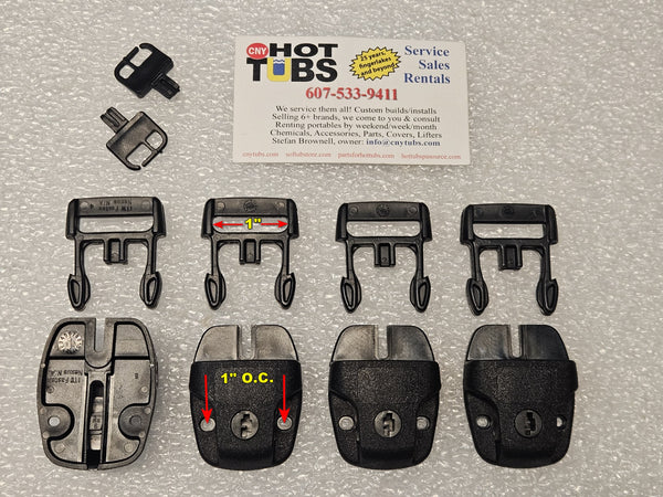 Spa Cover Locks - PINCH style