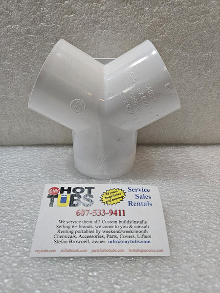 120 Degree WYE, 2 inch X 3