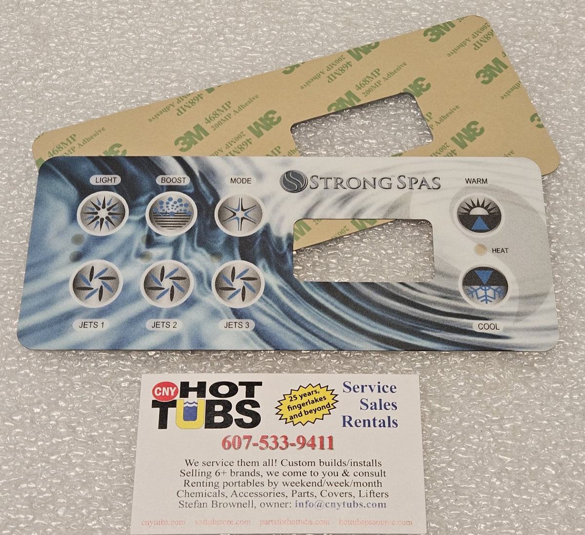 Strong Spas ML551 3 PUMP/BLOWER Overlay Sticker – Hot Tub Spa Source