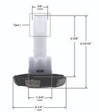 CMP Typhoon 200 Massage Spa Jet, Crown face