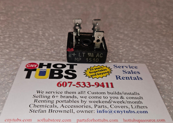 Bridge Rectifier, 120V AC to 110V DC, 10 AMP