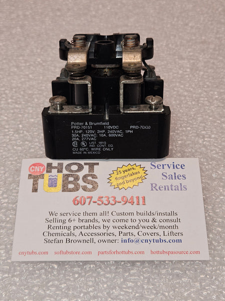 Jacuzzi 110VDC Contactor relay
