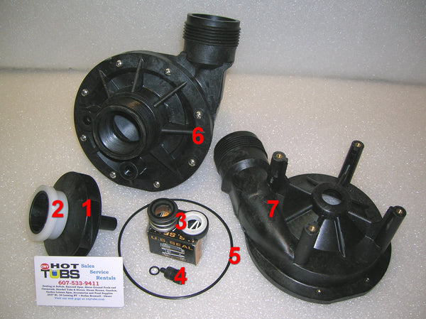 Main Seal PS200 for Aqua-Flo FMHP Spa Pump (#3 IN PHOTO)