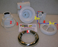 Wall Fitting Gasket for Hydro-Air Micro'ssage Spa Jets (#3)