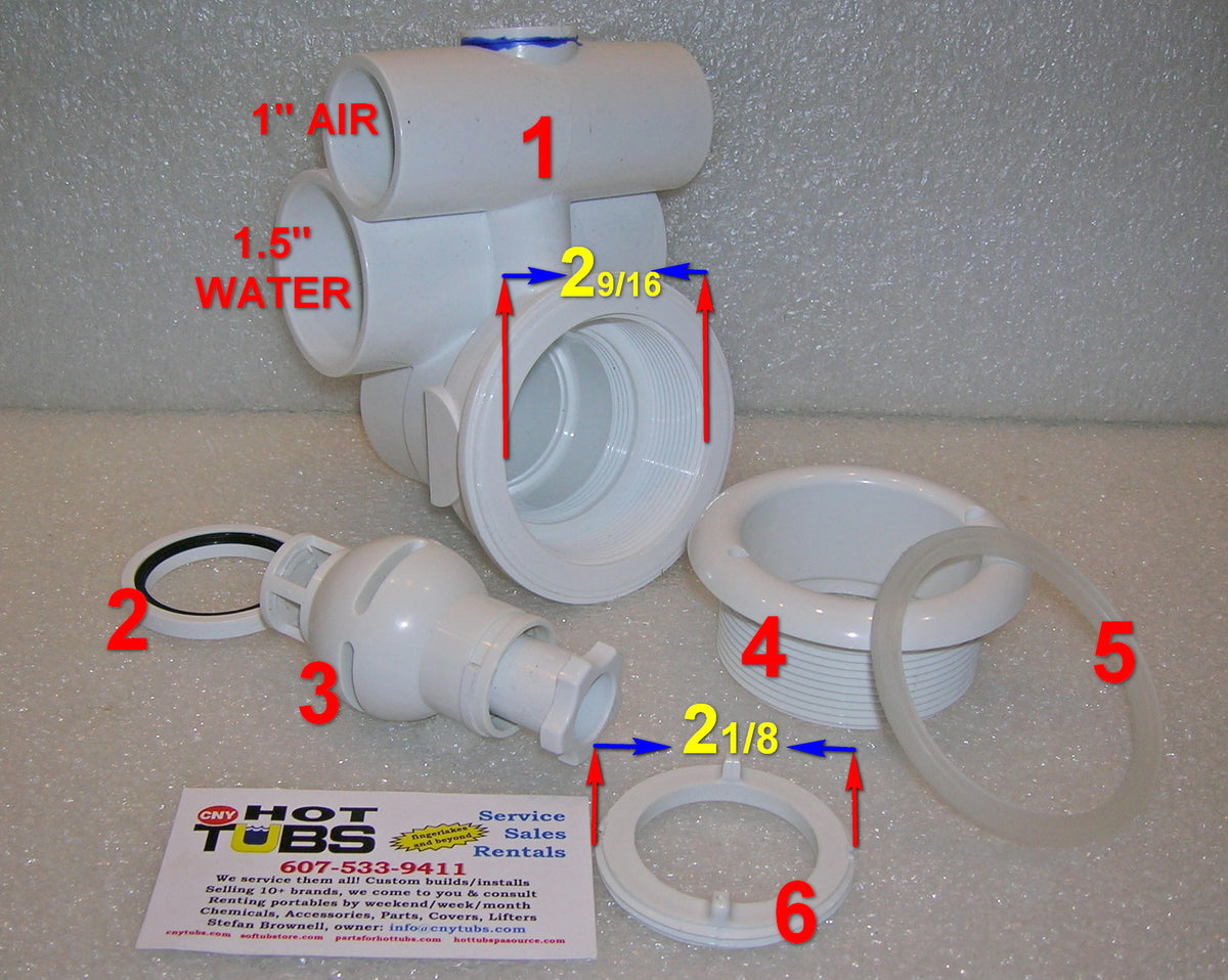 Hydro Air Mark II jet parts – Hot Tub Spa Source