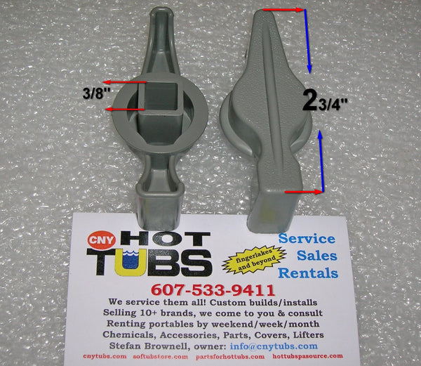 Air Control Handle Saratoga Spa Air Control Handle (Single Arrow Style) – Hot Tub Spa Source