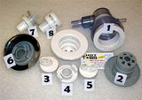 Hydro Air Magna Dual Port Spinner Jets for Emerald Spas